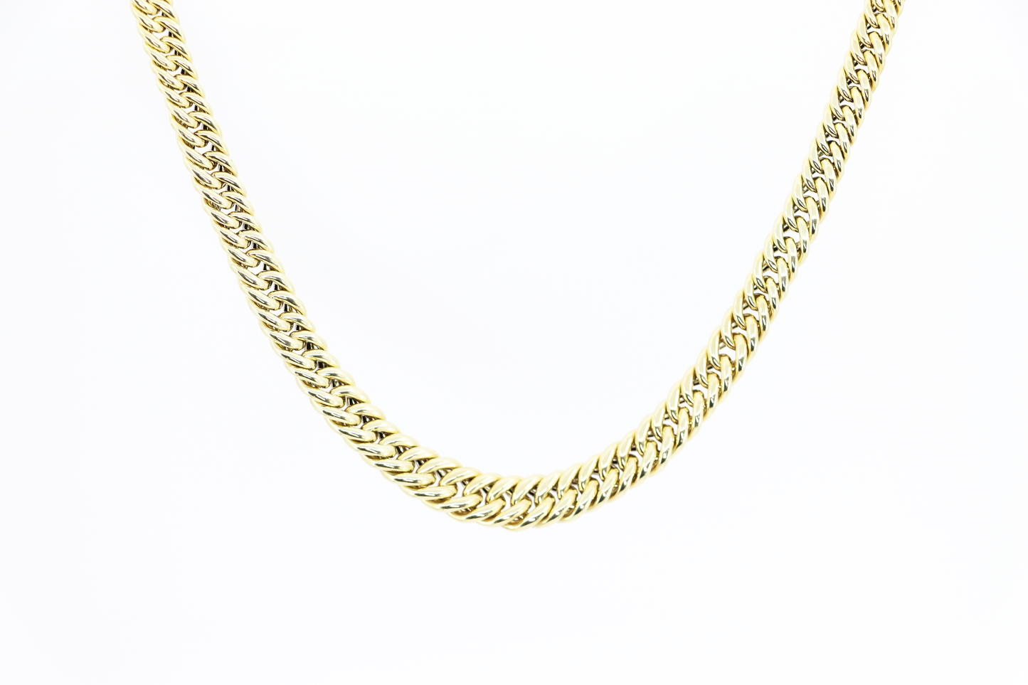 Choker Style Armor Link Chain Necklace