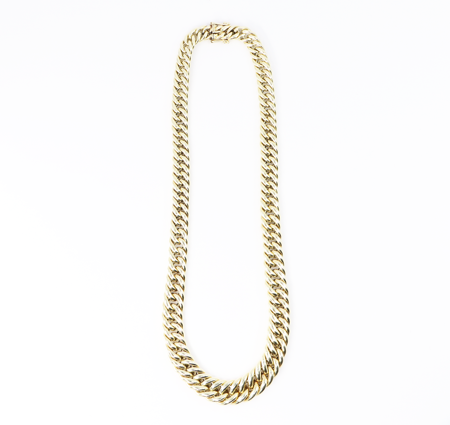 Choker Style Armor Link Chain Necklace