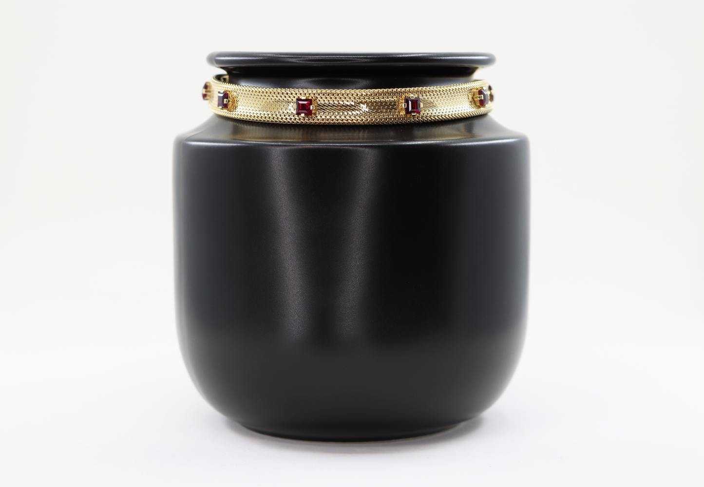 Garnet Milanaise Woven Bracelet