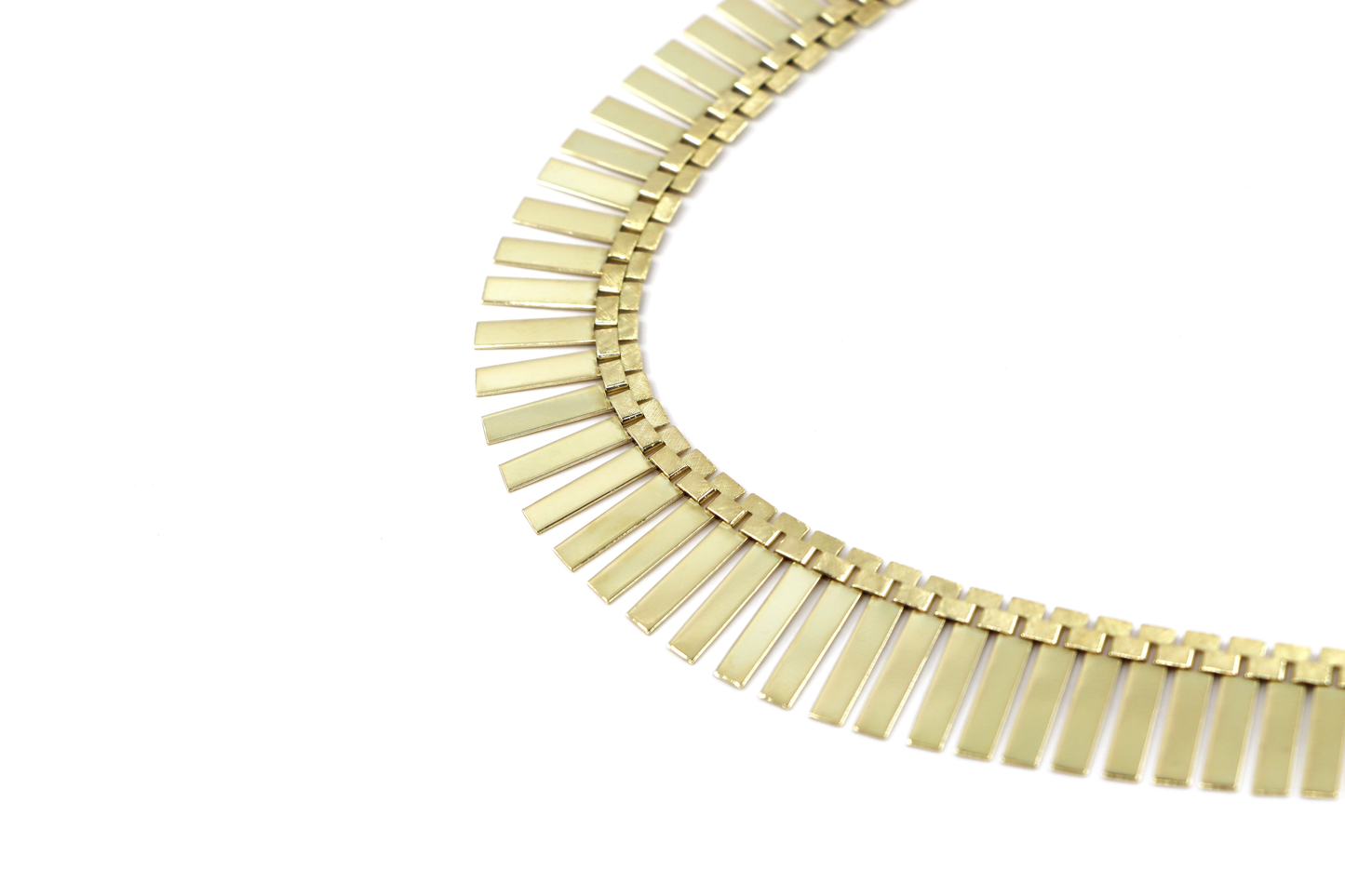 14k Mid-century Cleopatra Necklace