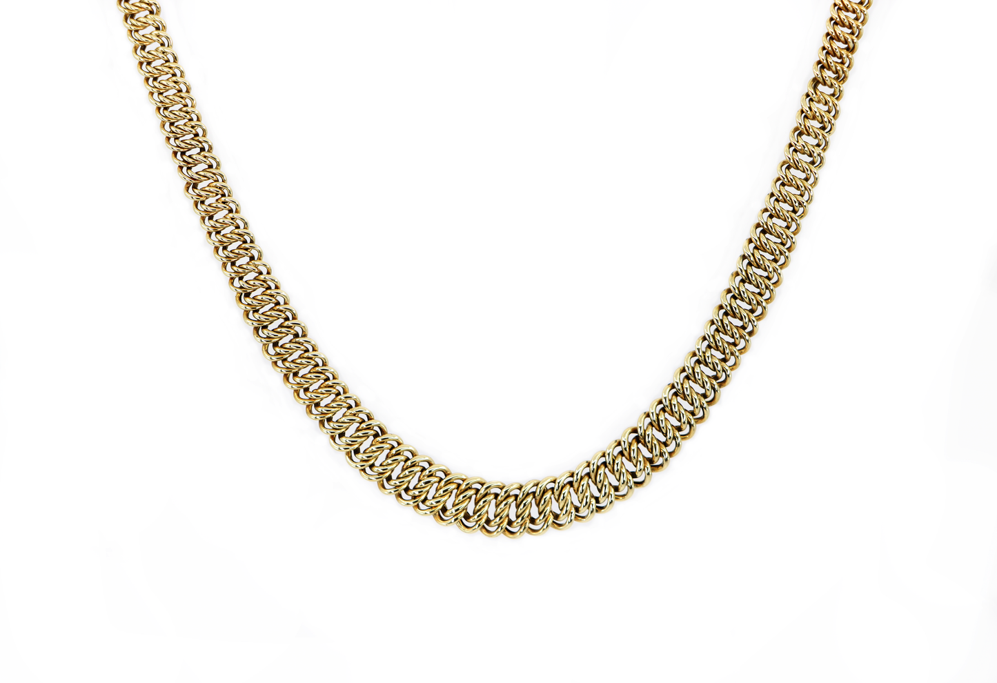 Double Curb Link Chain Necklace