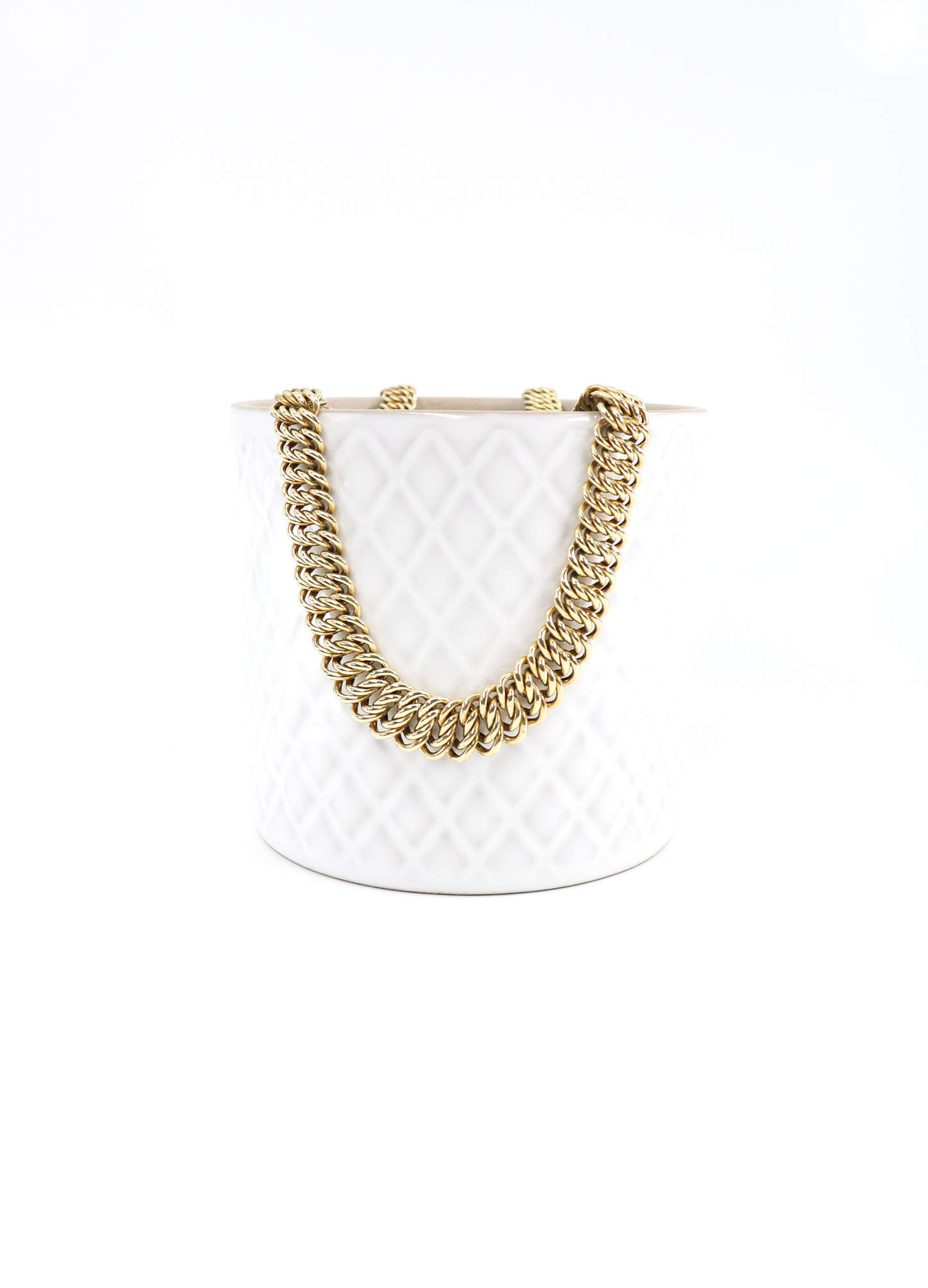 Double Curb Link Chain Necklace