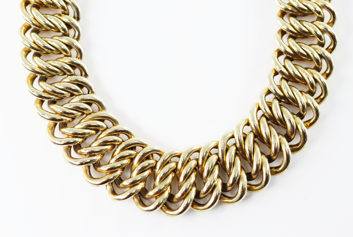 Double Curb Link Chain Necklace