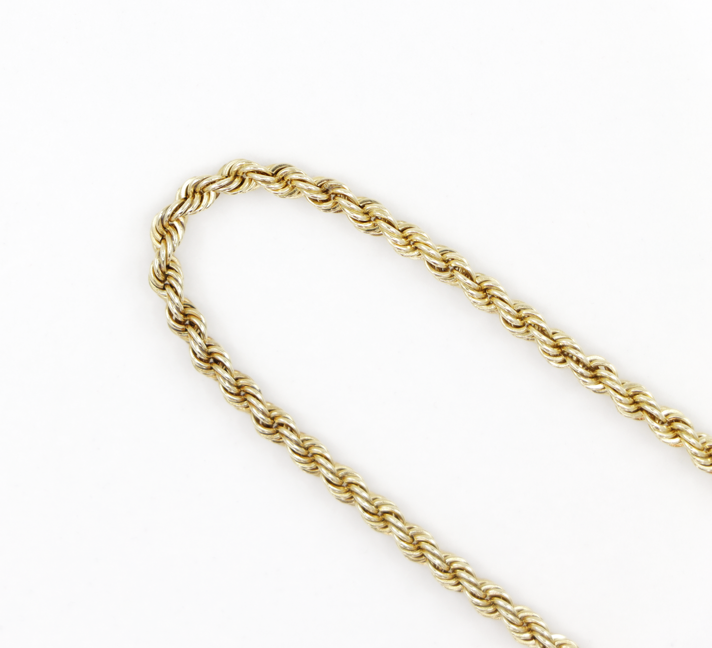14k Opera Length French Rope Chain Necklace